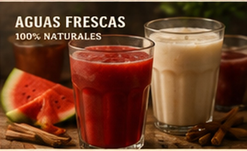 Aguas frescas mexicanas